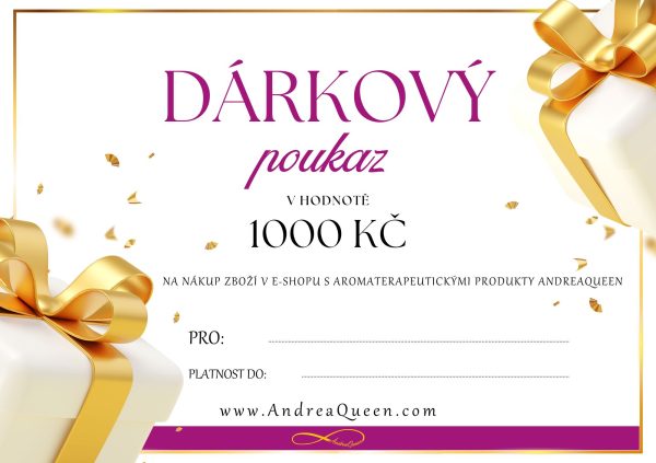 Poukaz v hodnotě 1000Kč